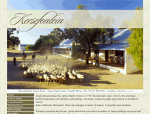 Tablet Screenshot of kersefontein.co.za